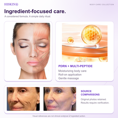 HISKIN® Official: Complete Your Order, Receive It Within 7 Days, Create Your Personalized Skin Recovery Plan — PDRN Multi-Peptide Massaging Body Roller Cream
