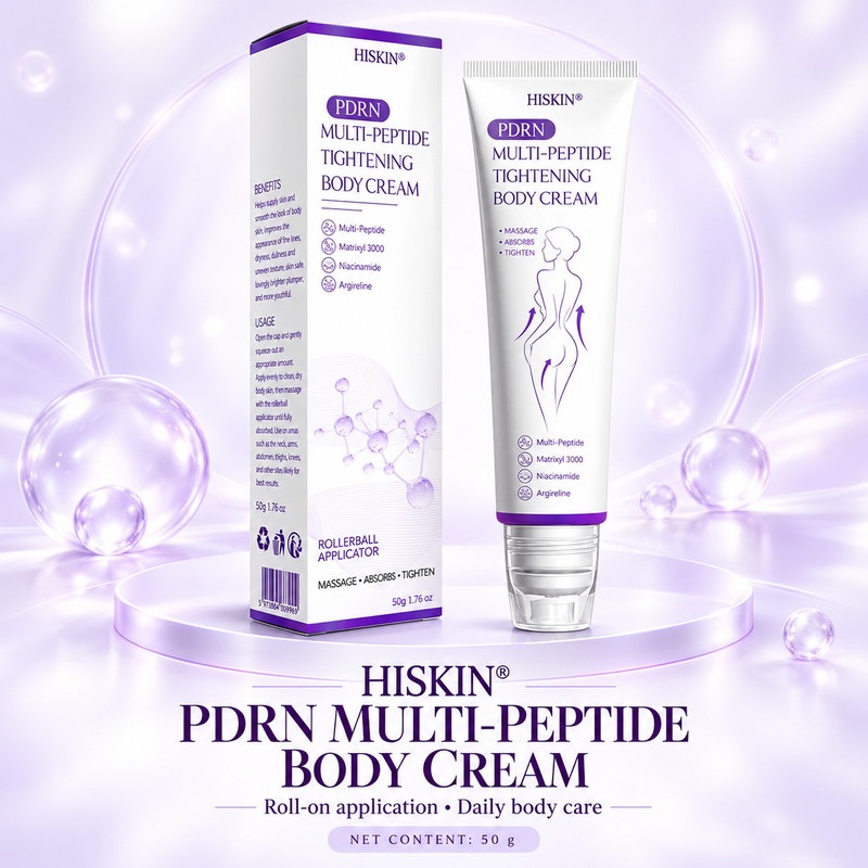 HISKIN® Official: Complete Your Order, Receive It Within 7 Days, Create Your Personalized Skin Recovery Plan — PDRN Multi-Peptide Massaging Body Roller Cream
