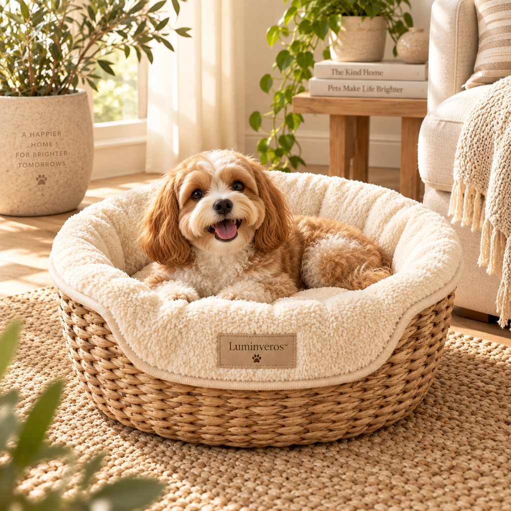 Luminveros™ CozyNest Pet Basket Liner