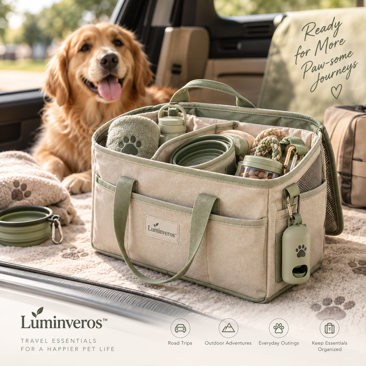 Luminveros™ Pet Journey Organizer