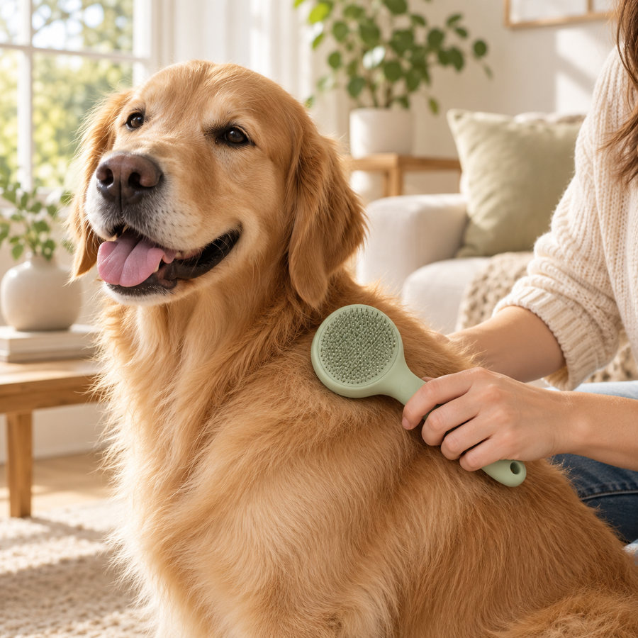 Luminveros™ SoftGlide Pet Grooming Brush