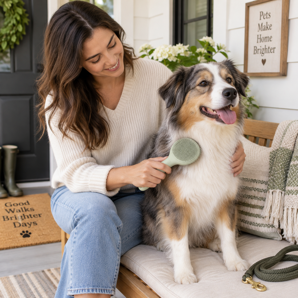 Luminveros™ SoftGlide Pet Grooming Brush