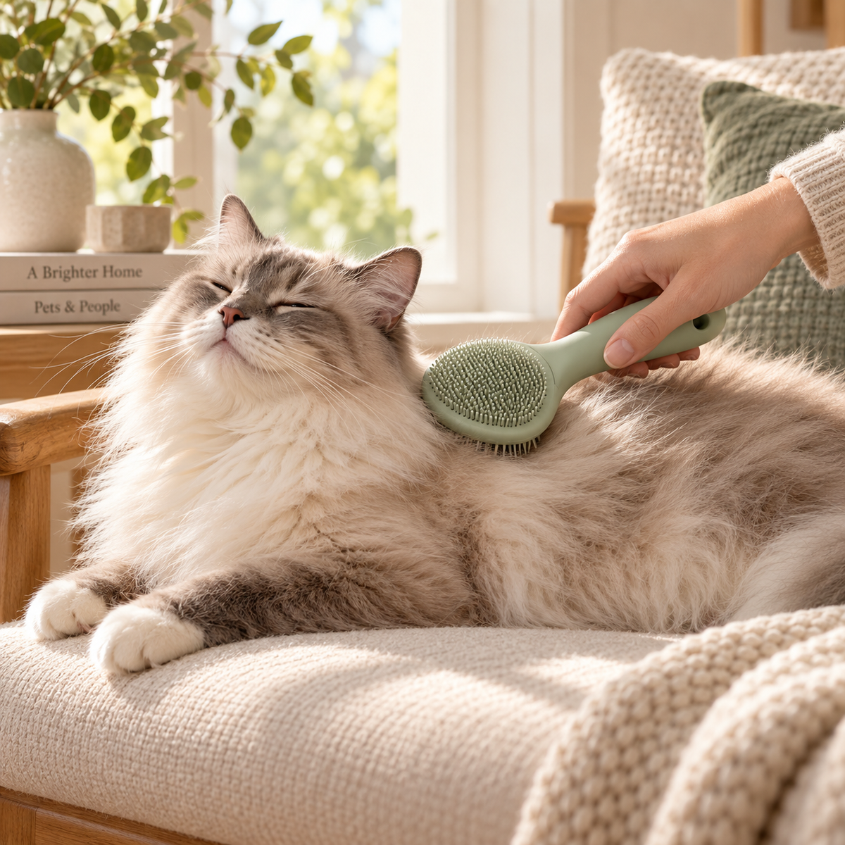 Luminveros™ SoftGlide Pet Grooming Brush