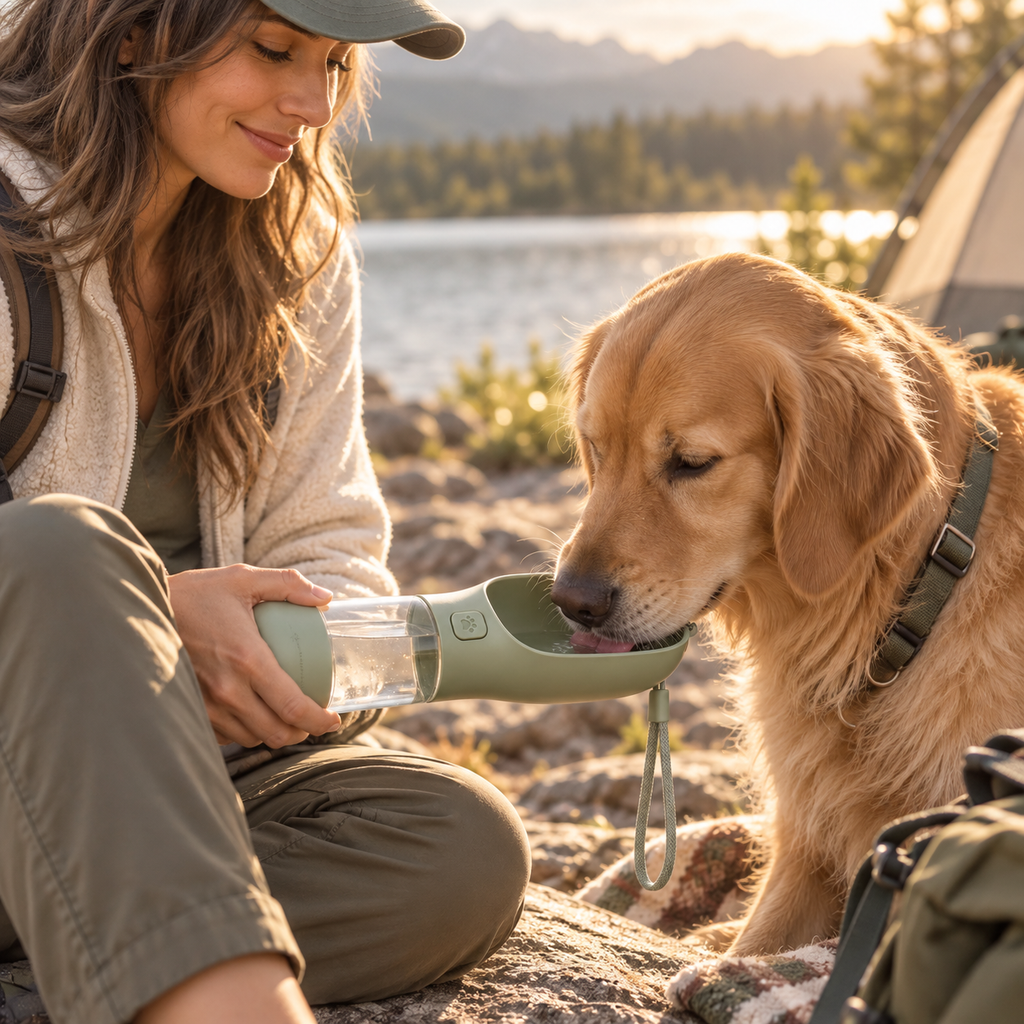 Luminveros™ TrailSip Pet Travel Bottle